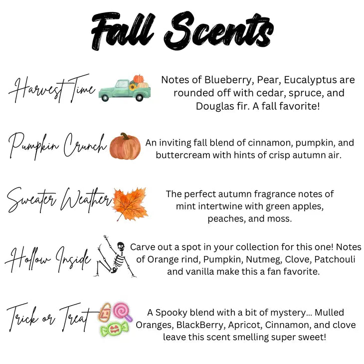 NEW! FALL Scent Wax Melt Crumbles