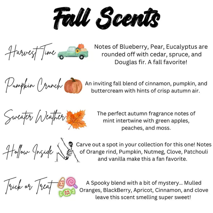 NEW! FALL Scent Wax Melt Crumbles