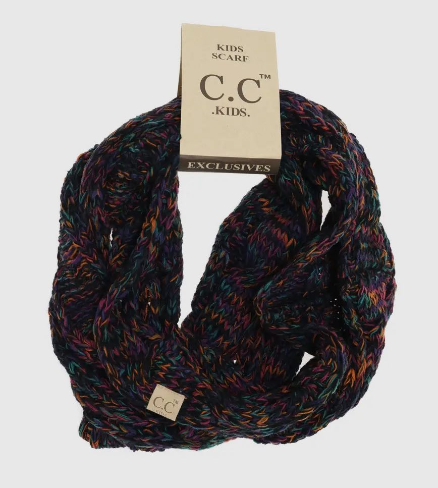 KIDS KNITTED C.C INFINITY SCARF