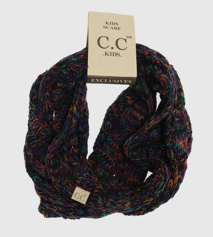 KIDS KNITTED C.C INFINITY SCARF