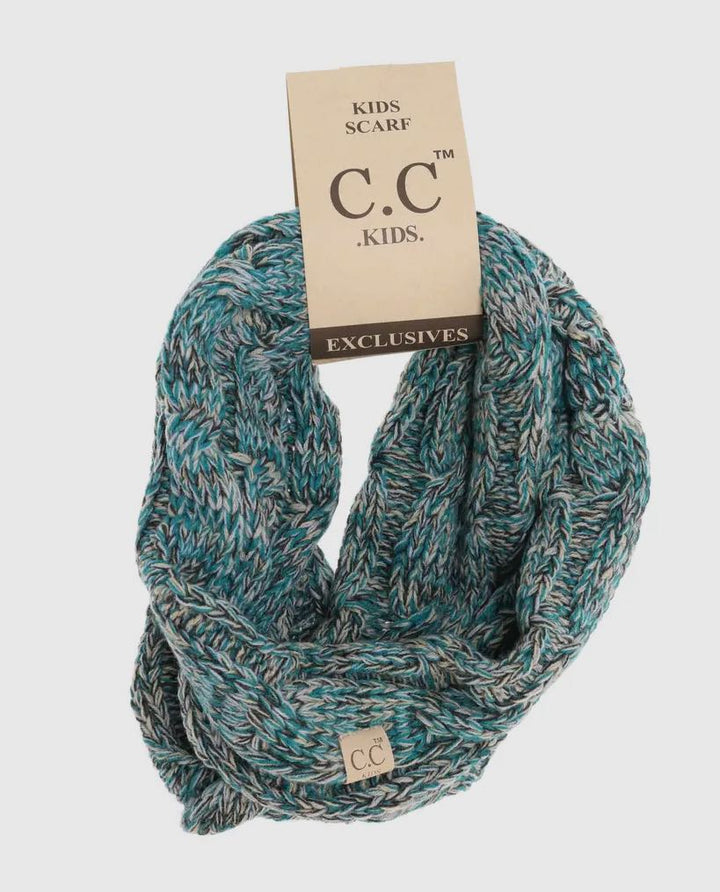 KIDS KNITTED C.C INFINITY SCARF