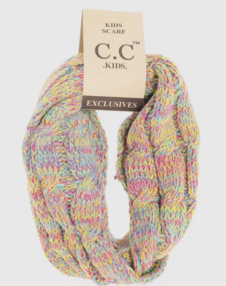 KIDS KNITTED C.C INFINITY SCARF