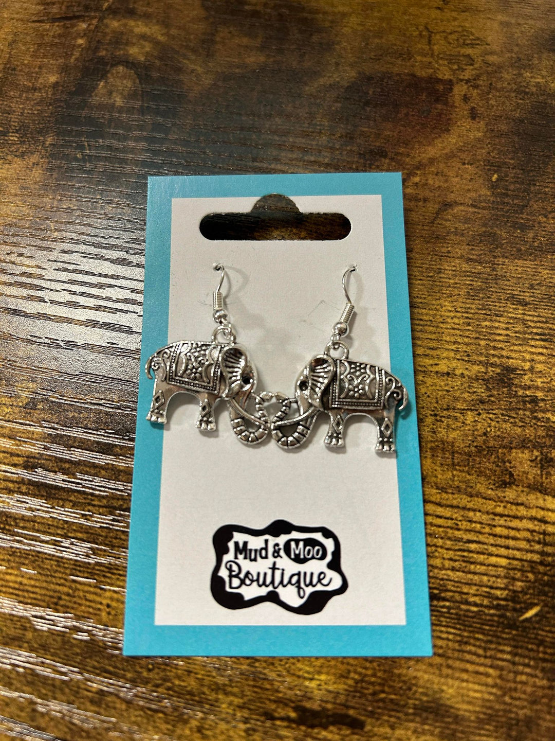 ELEPHANT DANGLE EARRINGS
