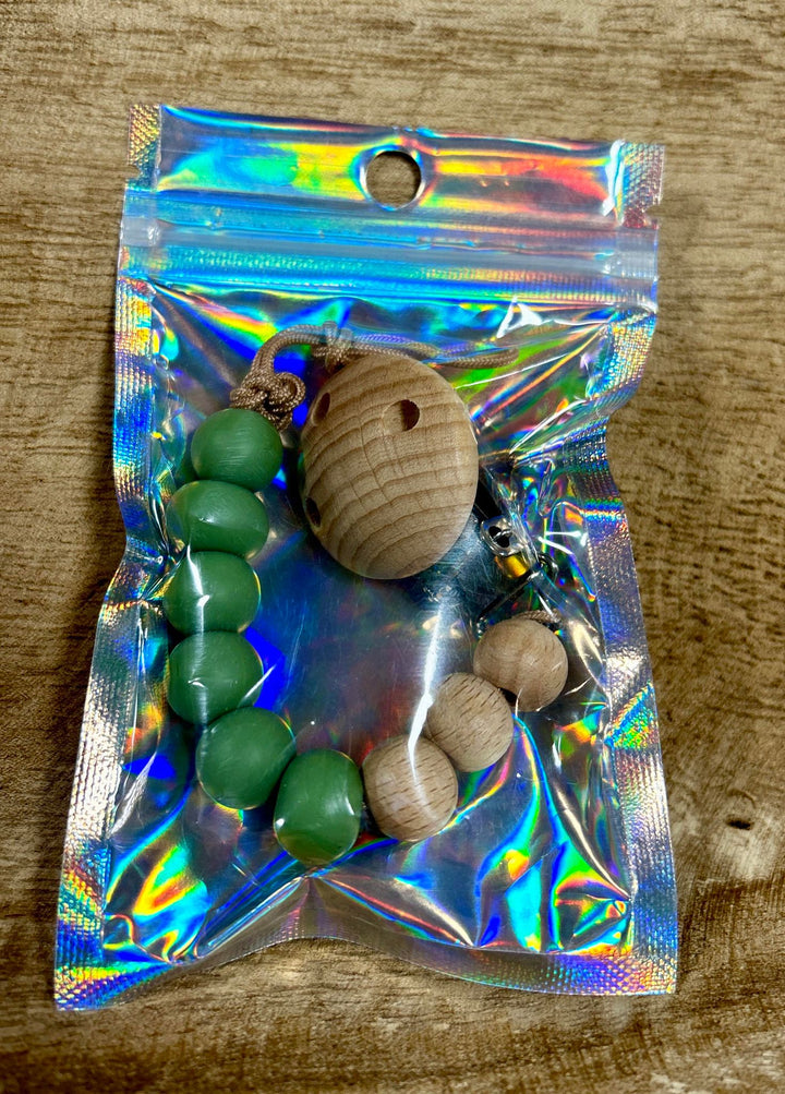 PACIFIER CLIP WITH SILICONE BEADS