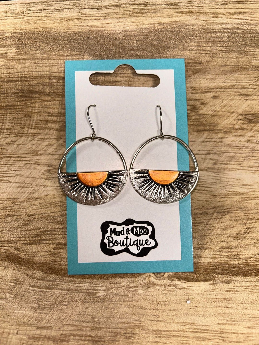 SUNRISE SUNSET CIRCLE EARRINGS