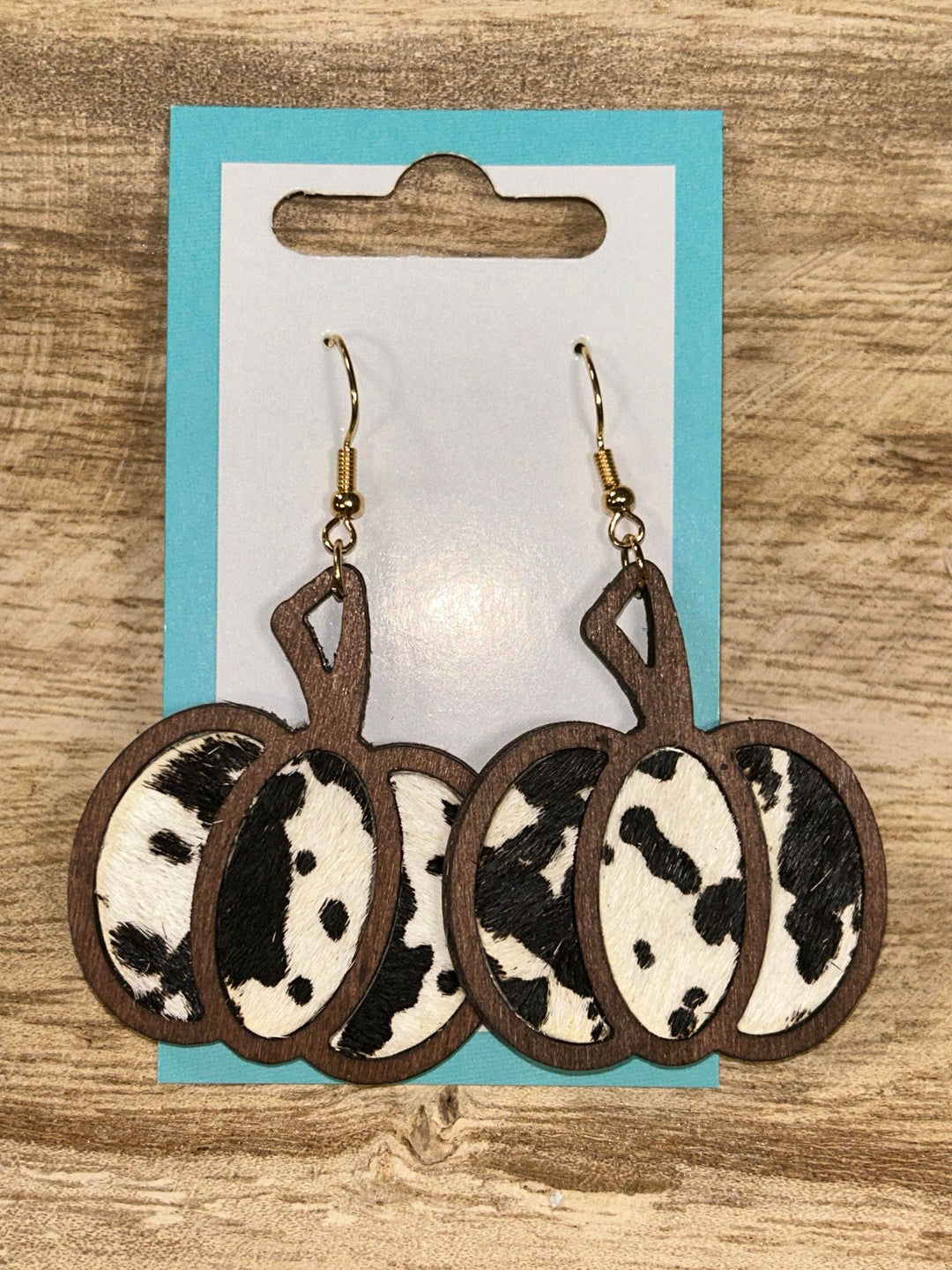 HAIR ON PUMPKIN EARRINGS