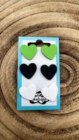 LETS GO ROCKETS 3PK EARRINGS