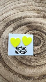 COLORFUL HEART EARRINGS