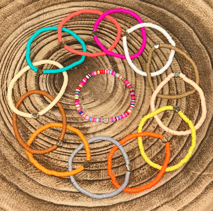 RAINBOW HEART BRACELET