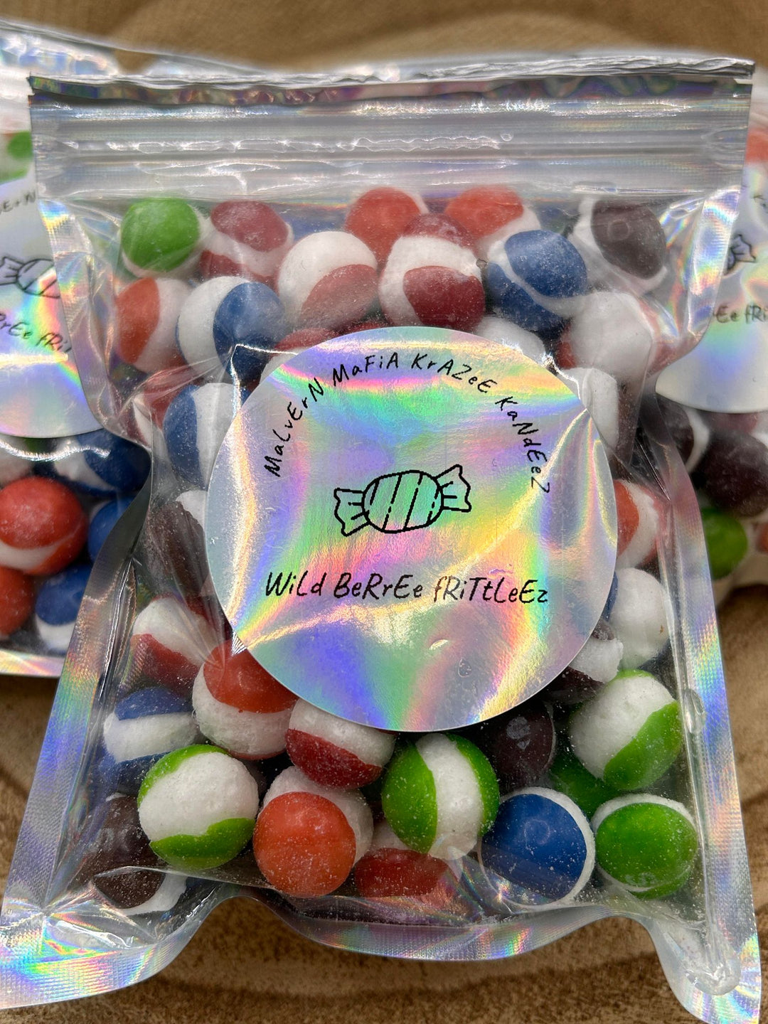 WILD BERRY FRITTLEEZ (FREEZE DRIED WILD BERRY SKITTLES)