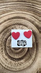 RED HEART EARRINGS