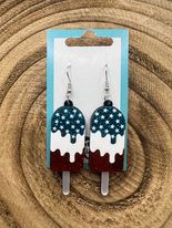 4TH OF JULY POPSICLE EARRINGS