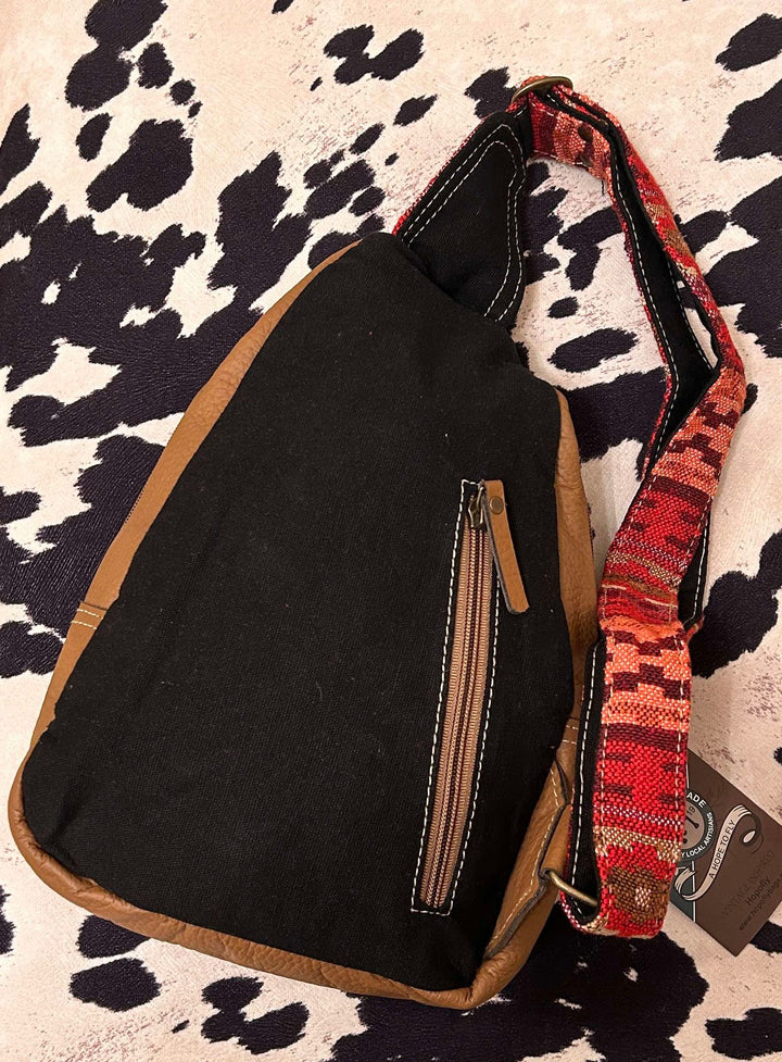 RAGING SUNSET CHEST BAG