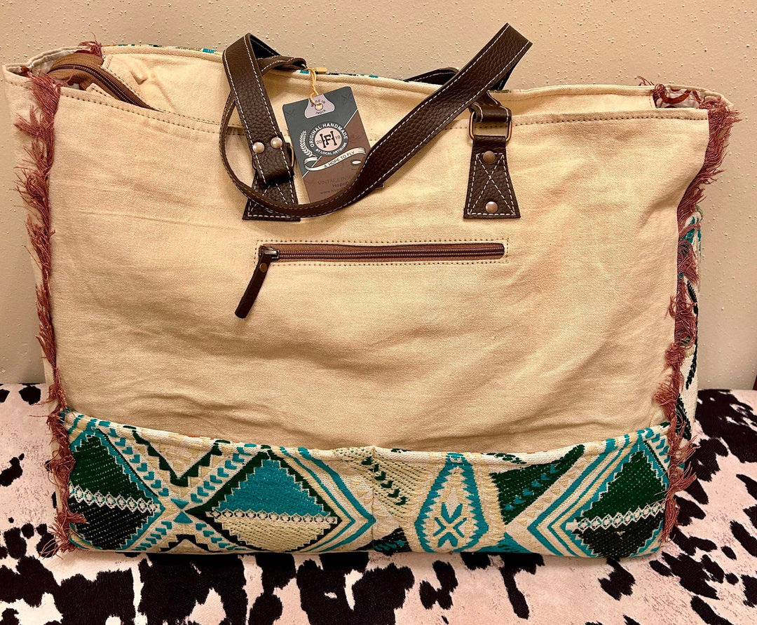 LET'S GO VINTAGE WEEKENDER BAG