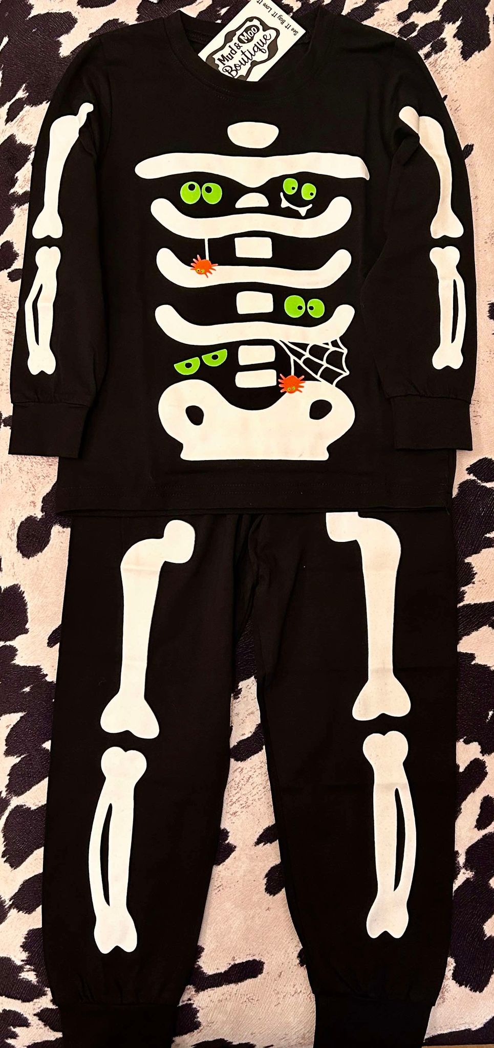 SCARY SKELETON (GLOW IN THE DARK) OUTFIT