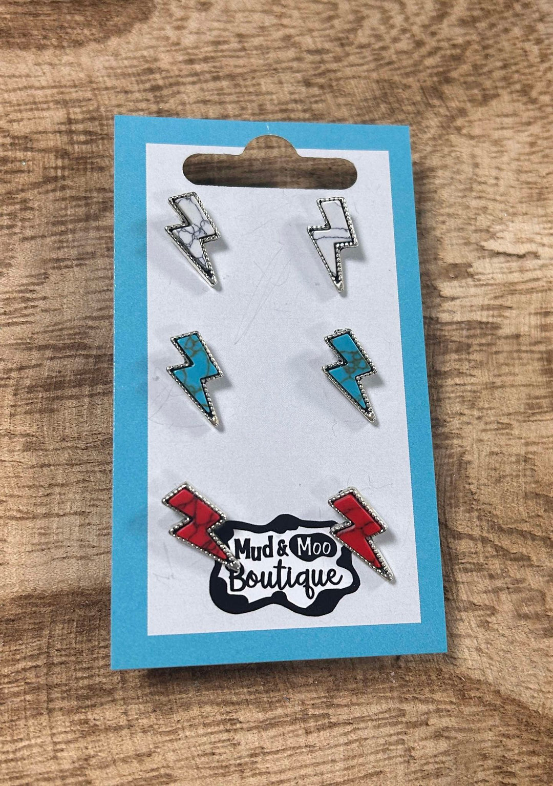 LET’S BOLT EARRINGS