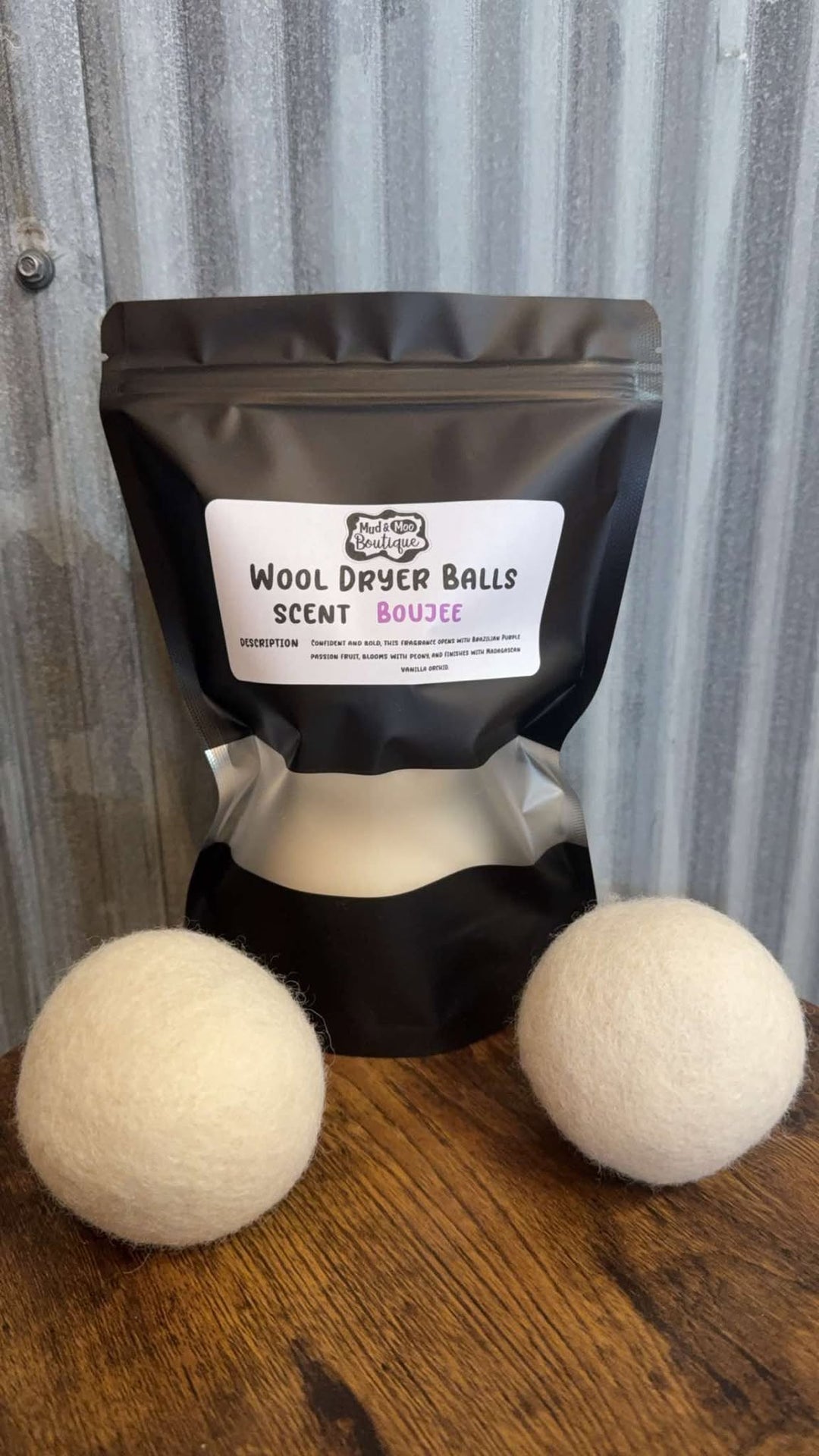 MUD & SUDS WOOL DRYER BALLS