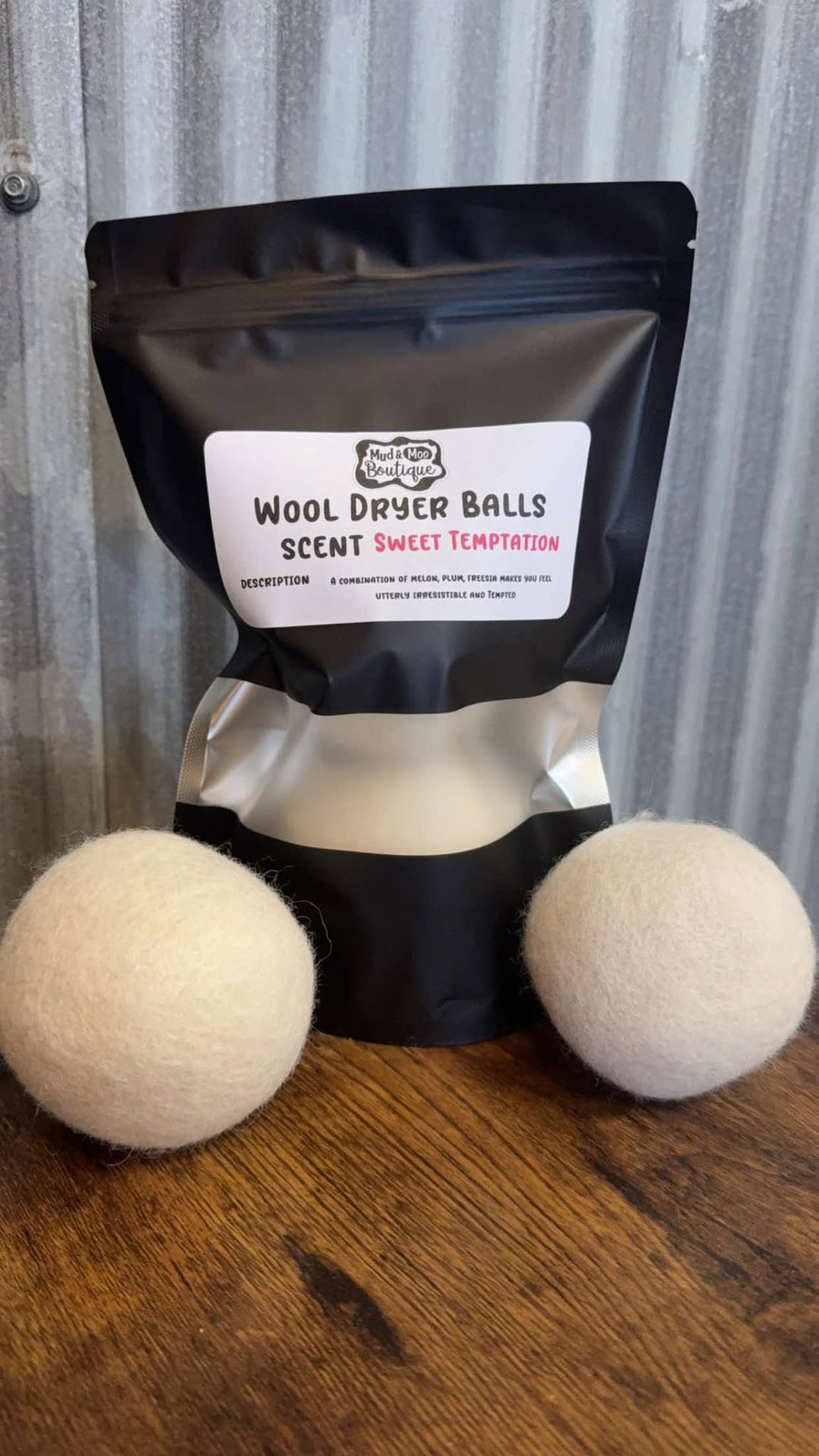 MUD & SUDS WOOL DRYER BALLS