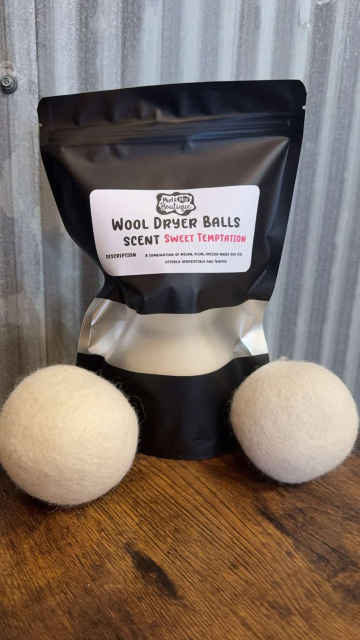 MUD & SUDS WOOL DRYER BALLS