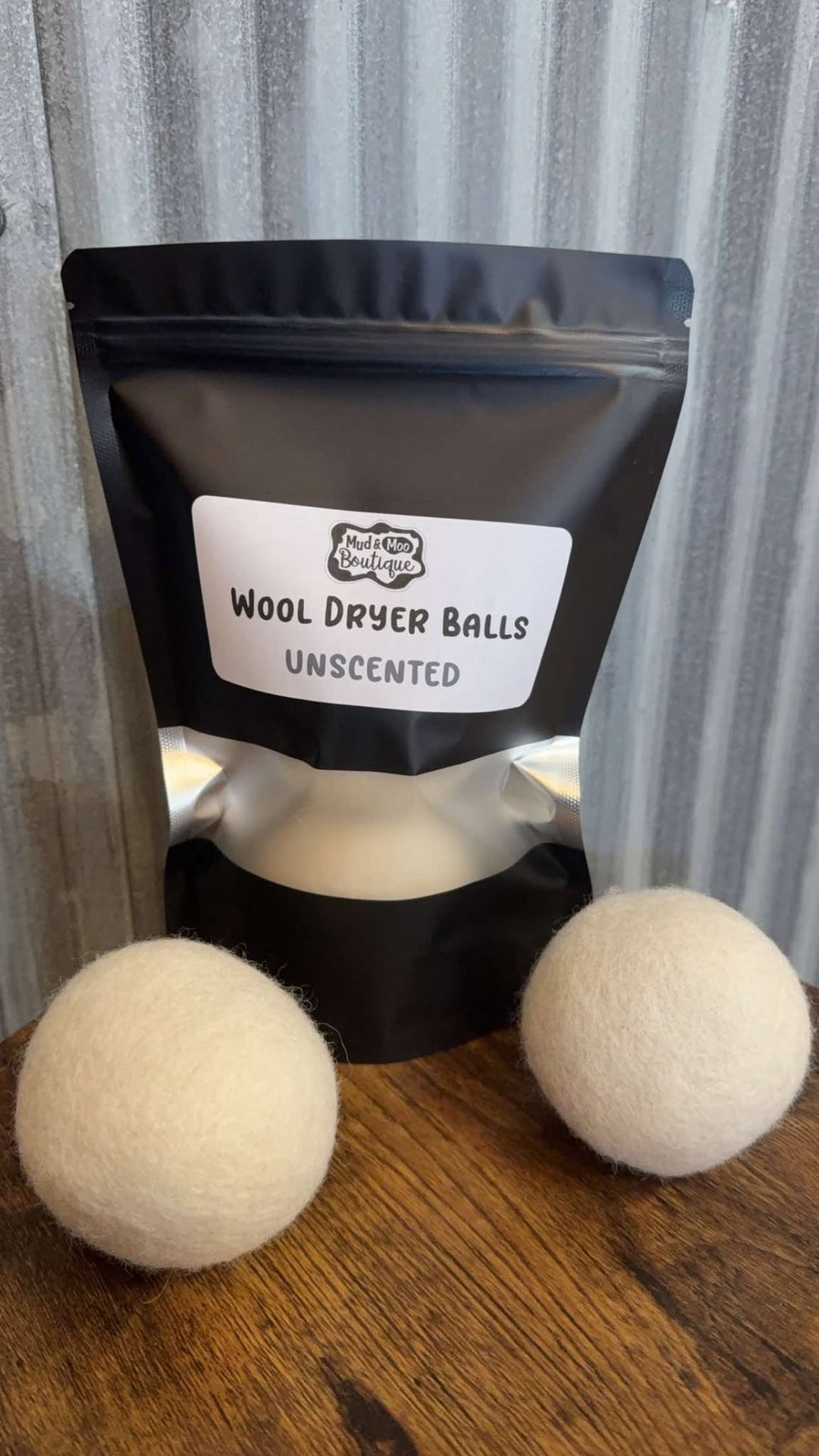 MUD & SUDS WOOL DRYER BALLS