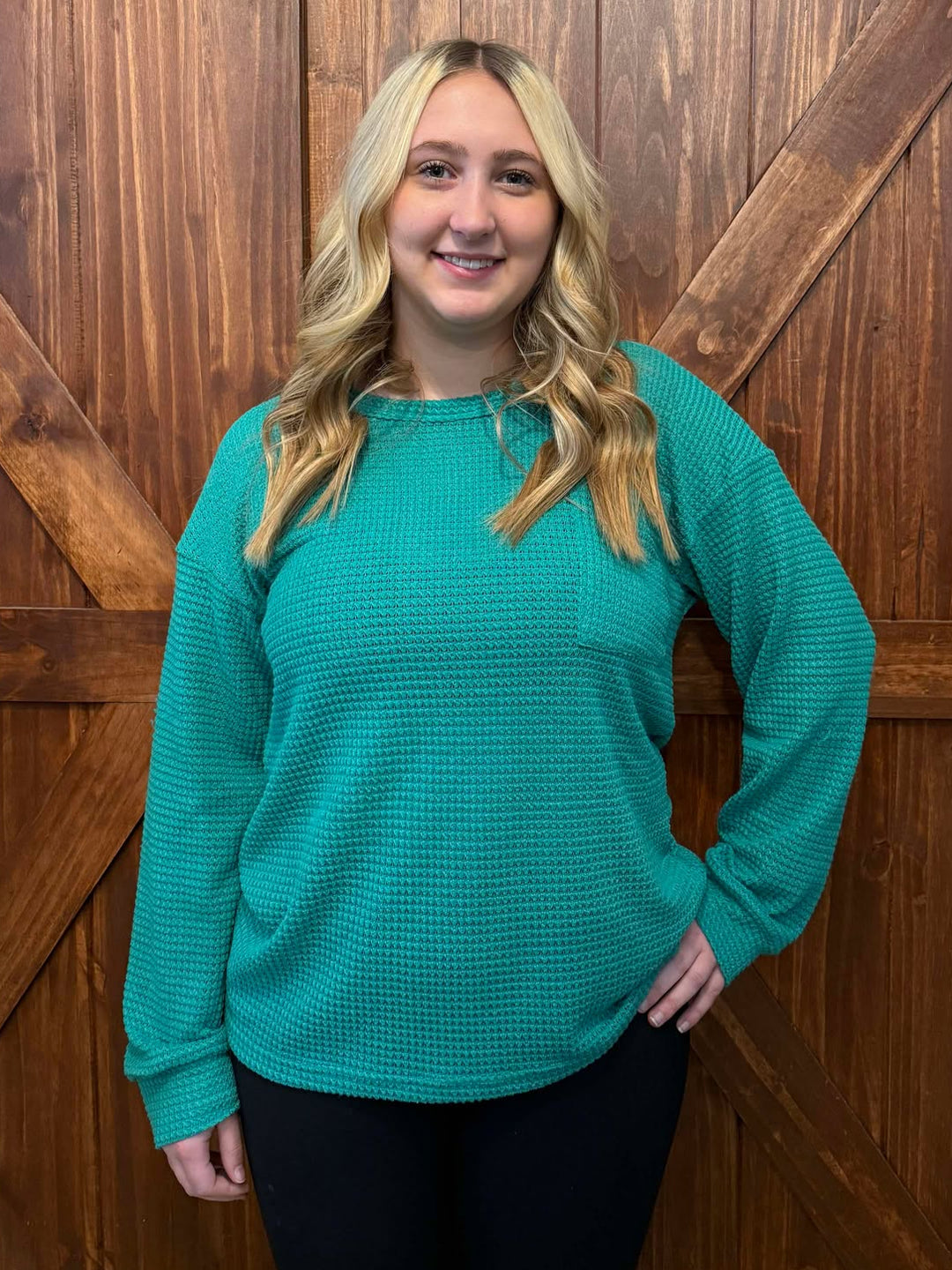 ENVY ME NOT LONG SLEEVE BLOUSE