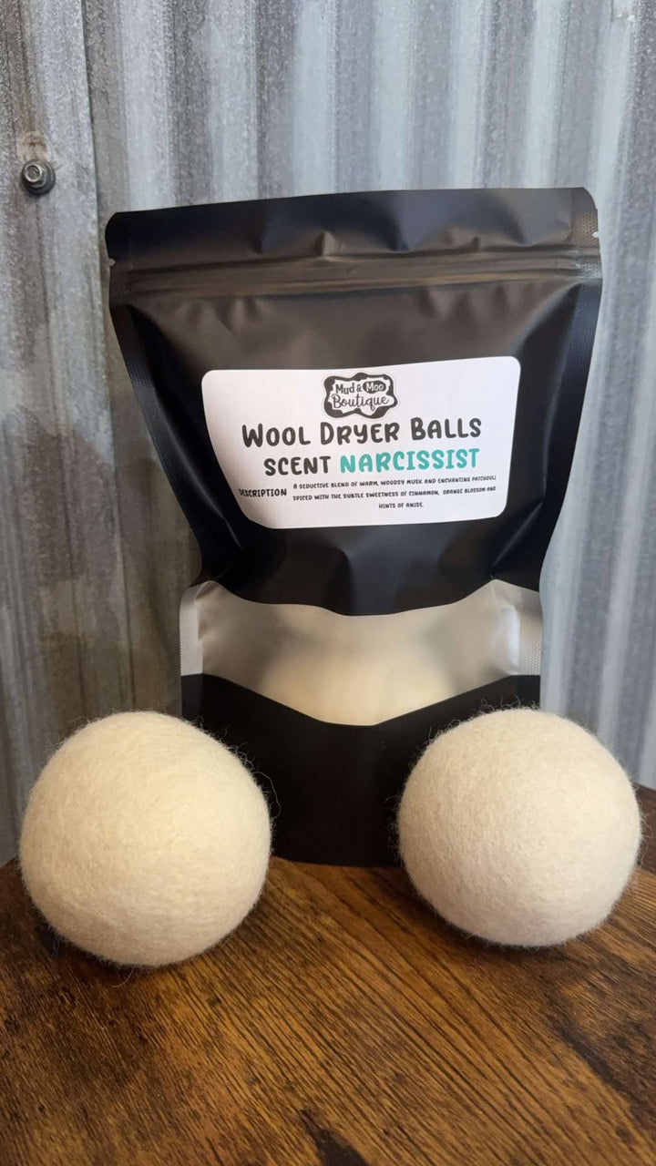 MUD & SUDS WOOL DRYER BALLS