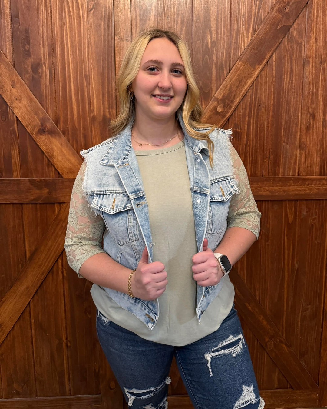 TAKE ME TO THE RODEO DENIM VEST