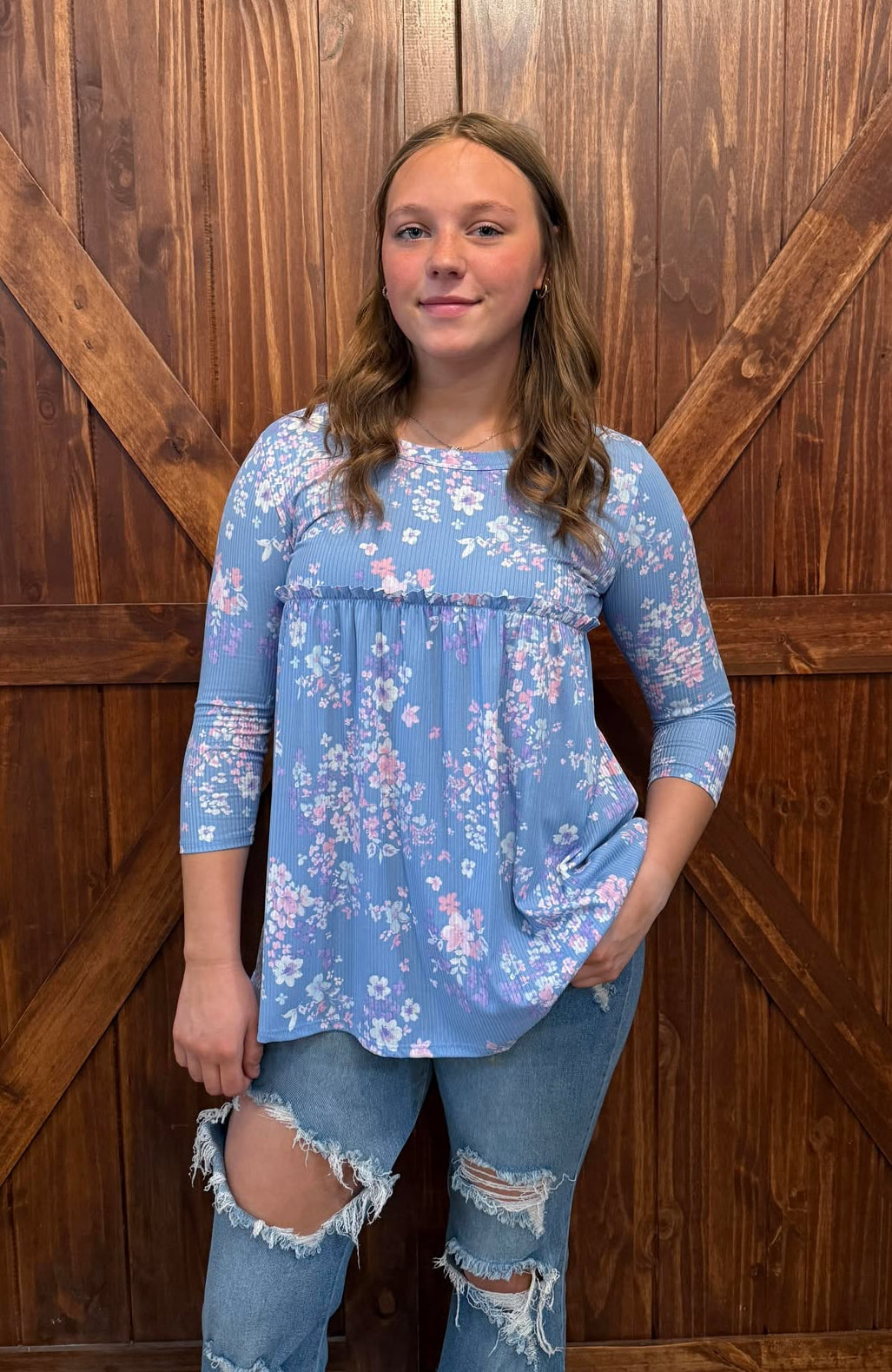 WILDFLOWERS LONG SLEEVE TOP