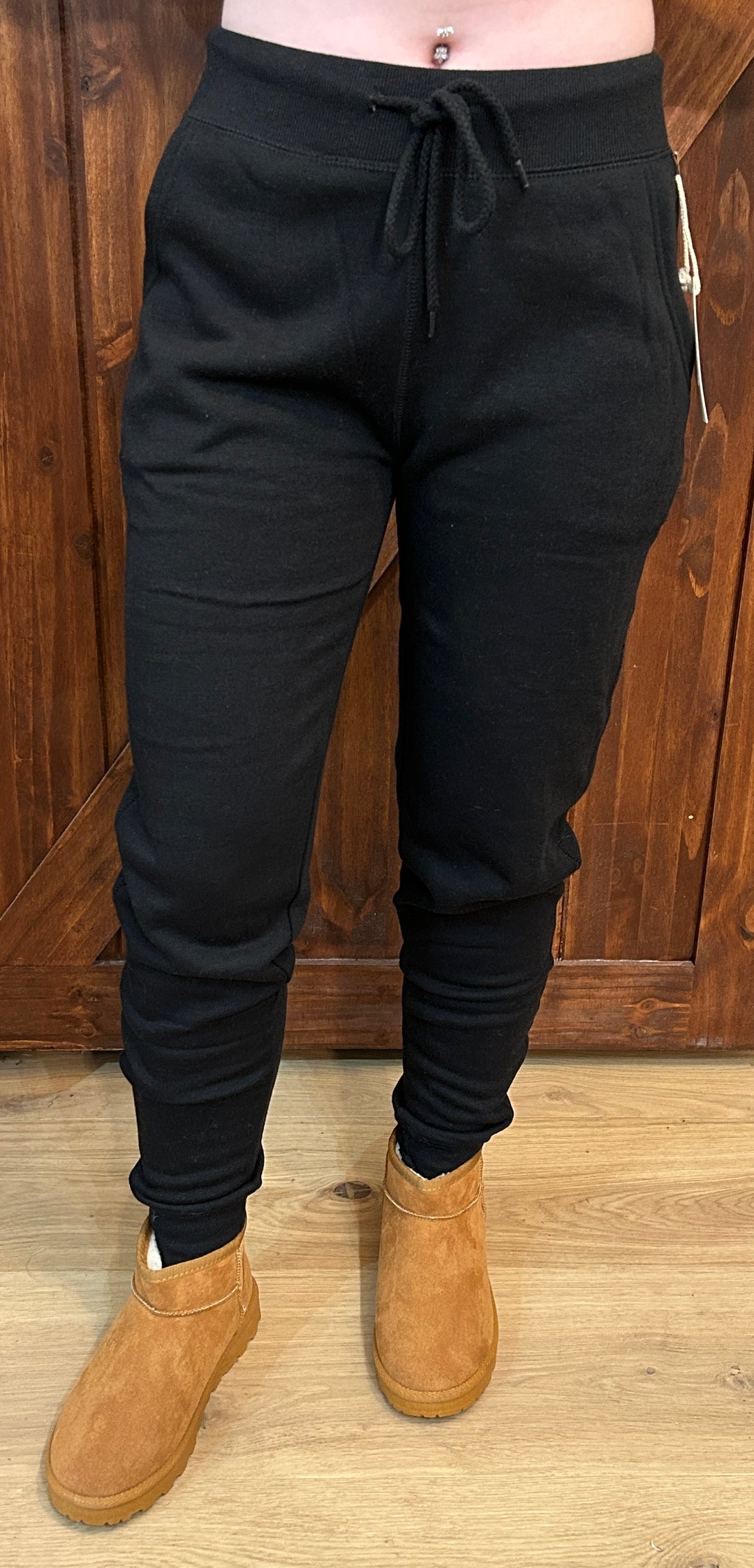 FLEECE BASIC JOGGER WITH POCKETS