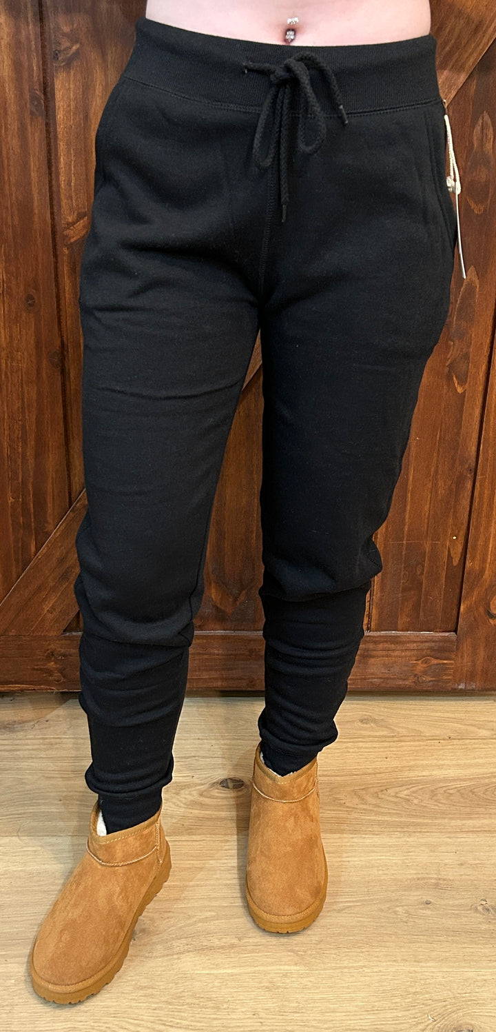 FLEECE BASIC JOGGER WITH POCKETS