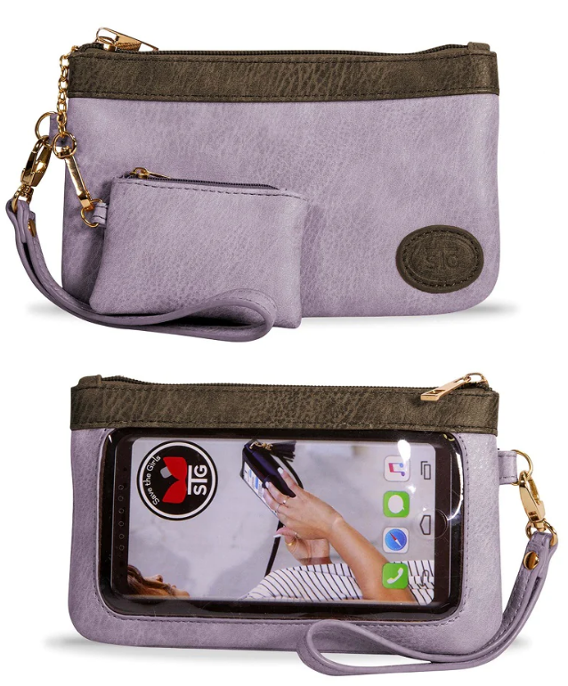 LAVENDER CATCHY CLUTCH