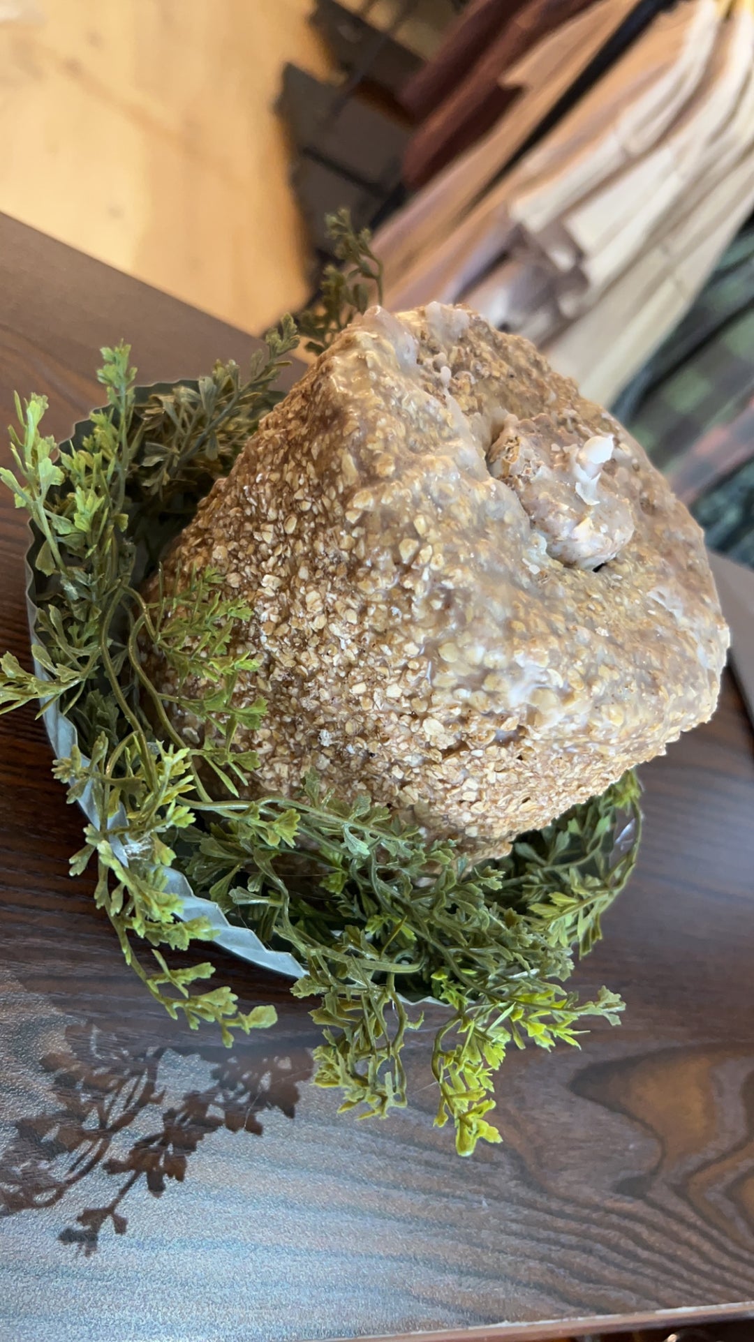 PRIMITIVE OATMEAL CANDLE