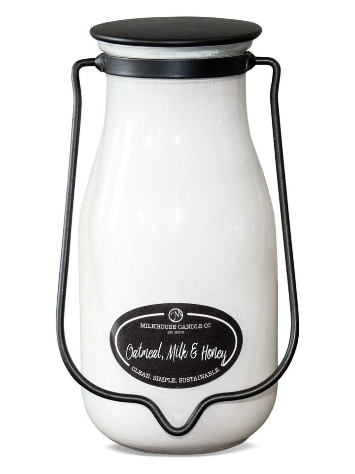 OATMEAL MILK & HONEY 14OZ MILKBOTTLE SOY CANDLE