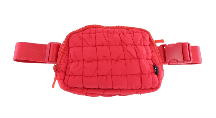 QUILTED PUFFER C.C BELT BAG