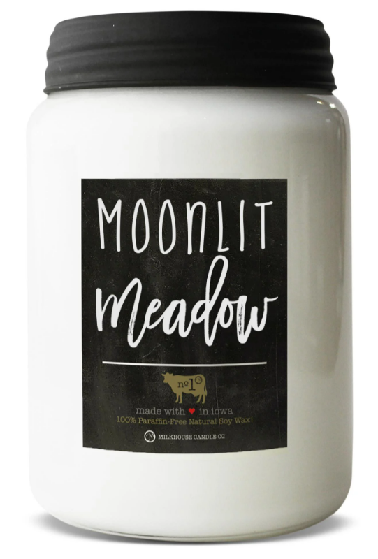 MOONLIT MEADOW 26OZ FARMHOUSE JAR SOY CANDLE