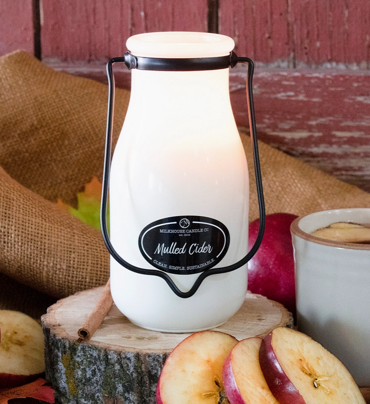 MULLED CIDER 14OZ MILKBOTTLE SOY CANDLE