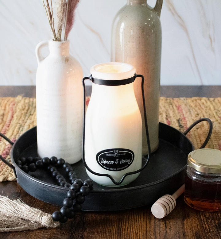 OATMEAL MILK & HONEY 14OZ MILKBOTTLE SOY CANDLE