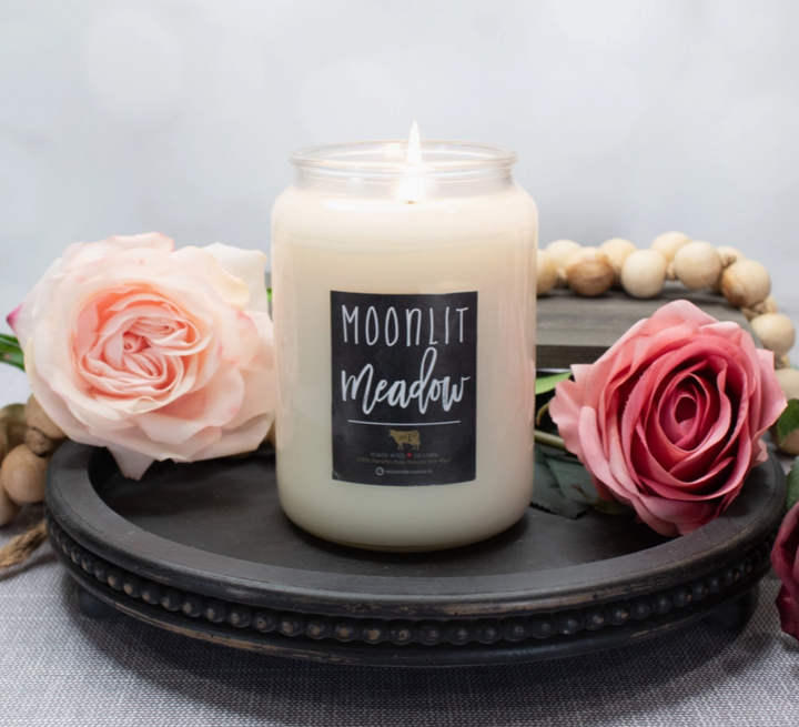 MOONLIT MEADOW 26OZ FARMHOUSE JAR SOY CANDLE