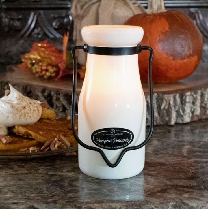 PUPKIN PANCAKES 14OZ MILKBOTTLE SOY CANDLLE