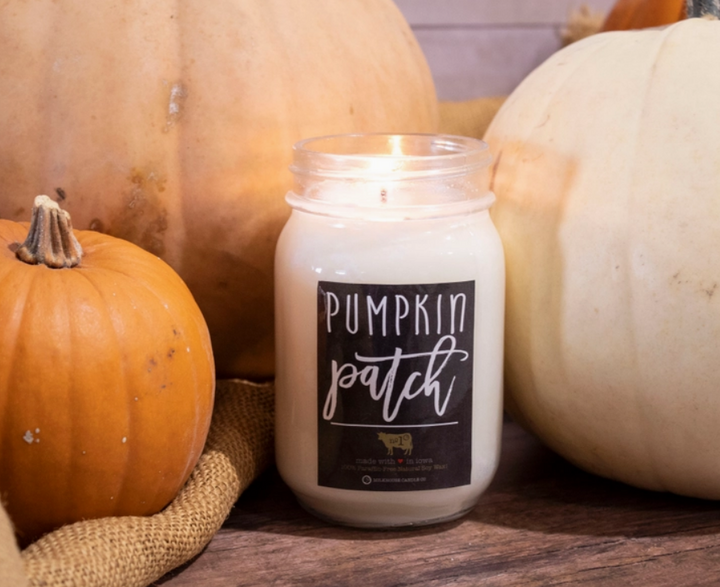PUMPKIN PATCH 13OZ MASON JAR SOY CANDLE