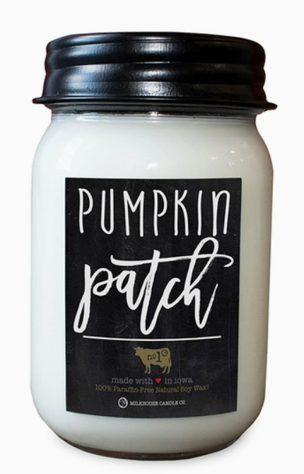 PUMPKIN PATCH 13OZ MASON JAR SOY CANDLE