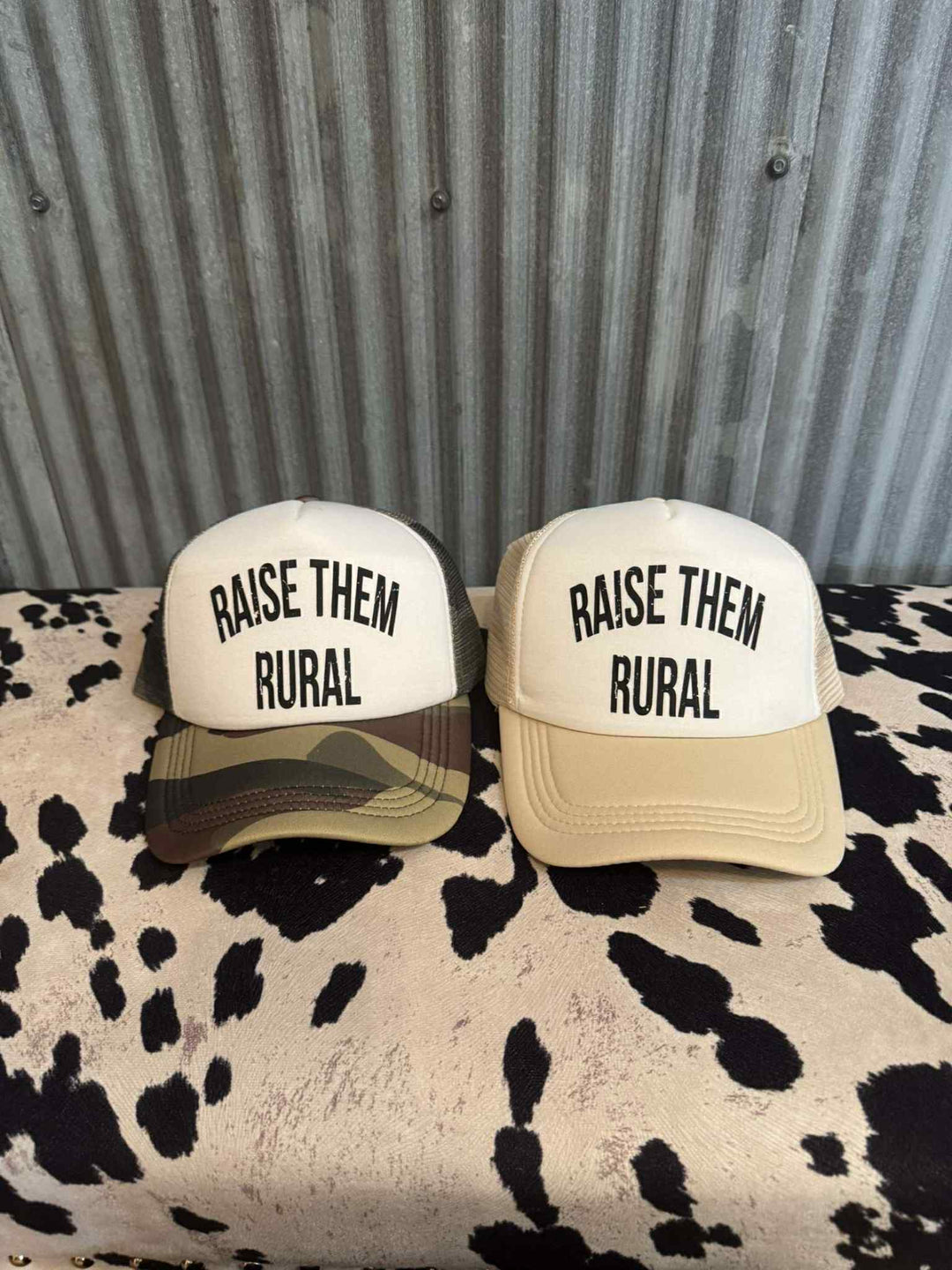 RAISE THEM RURAL TRUCKER HAT