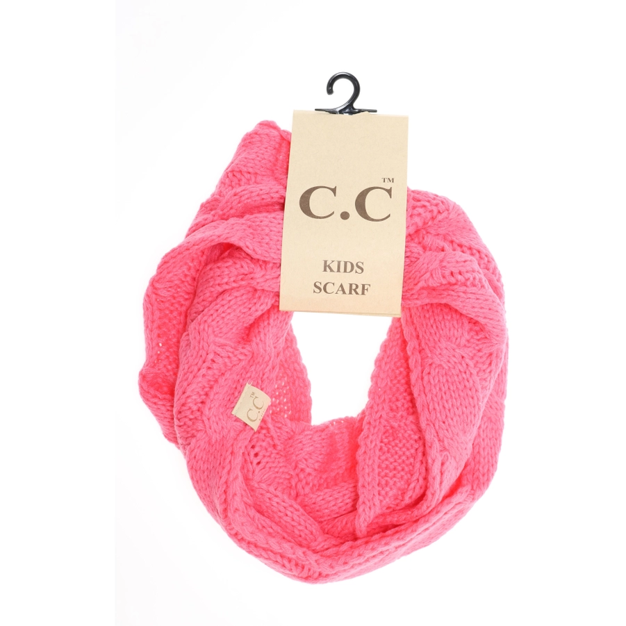 KIDS KNITTED C.C INFINITY SCARF