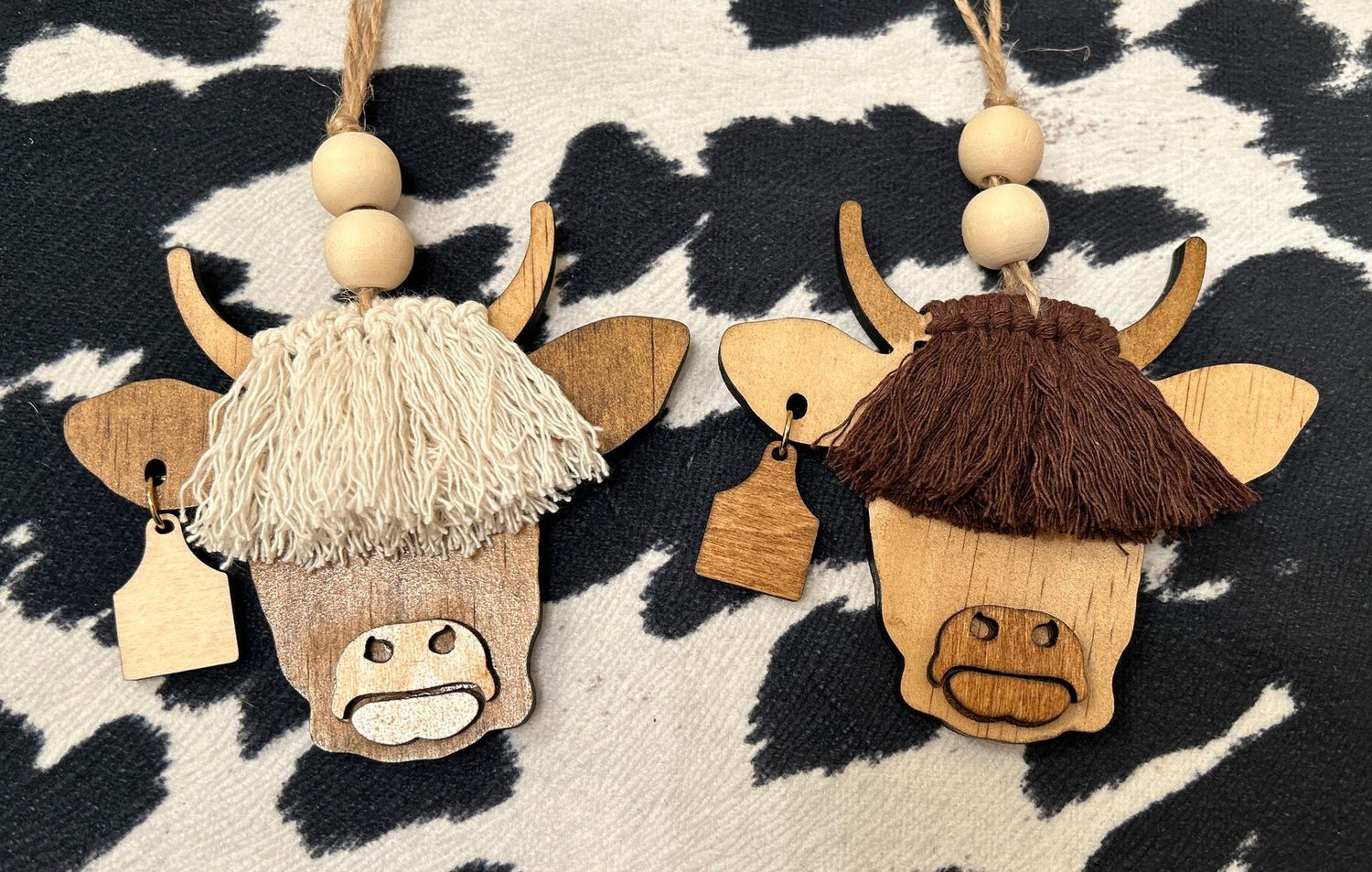 Wooden Charms & Ornaments