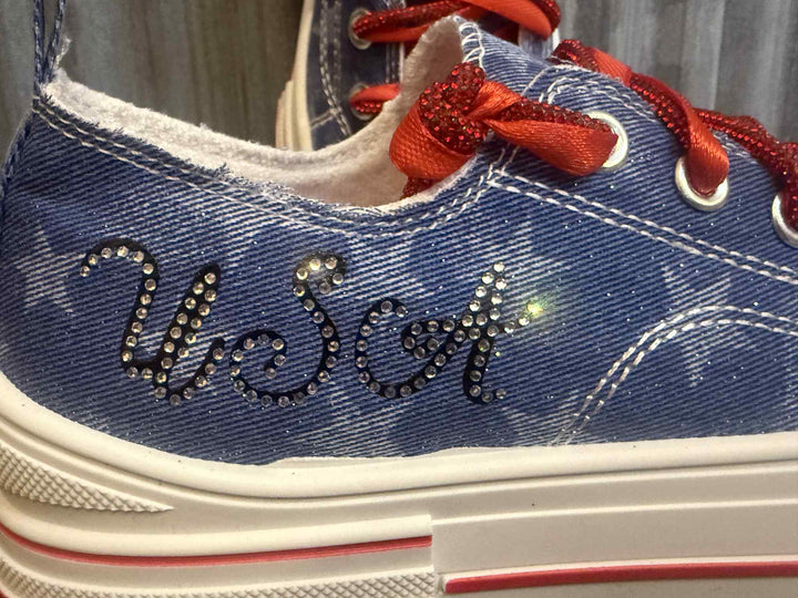 BORN IN THE USA SLIP ON SNEAKERS