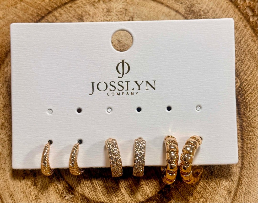 HOOP EARRING TRIO