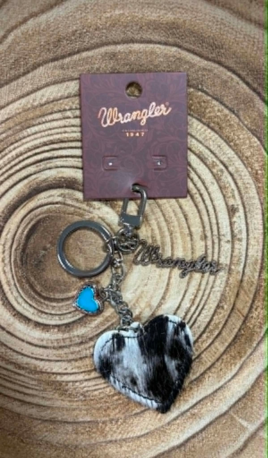 WRANGLER PURSE CHARM KEYCHAIN