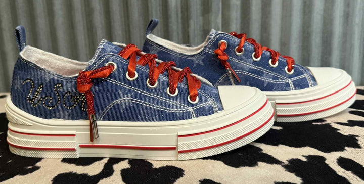 BORN IN THE USA SLIP ON SNEAKERS