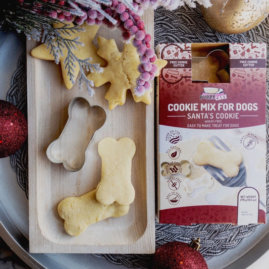 PUPPY CAKE SANTA’S COOKIE MIX