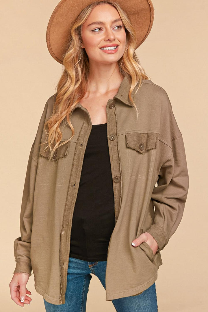 COFFEE BREAK CONTRAST JACKET